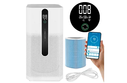 Purificator de aer 35 W cu HEPA H12 și WiFi