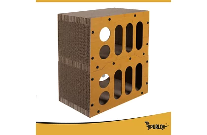 Zgârietoare pentru pisici 3 în 1 - 51,5 × 45 × 28 cm