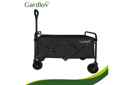 Cărucior pliabil pentru plajă 90 l – capacitate 100 kg