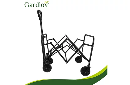 Cărucior pliabil pentru plajă 90 l – capacitate 100 kg