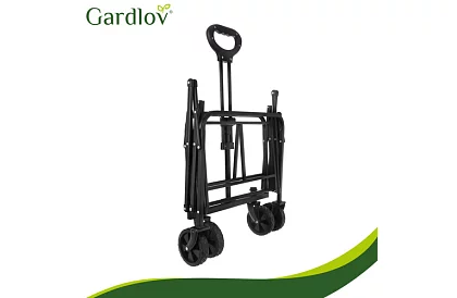 Cărucior pliabil pentru plajă 90 l – capacitate 100 kg