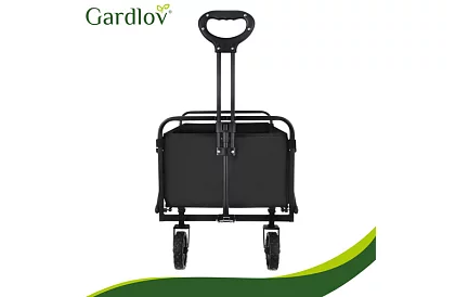 Cărucior pliabil pentru plajă 90 l – capacitate 100 kg