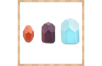 Blocuri din lemn – set de 16 bucăți de blocuri rezistente pentru copii