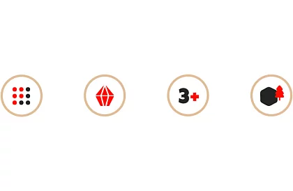 Blocuri din lemn – set de 16 bucăți de blocuri rezistente pentru copii