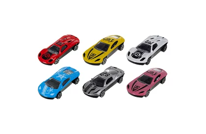 Camion cu remorcă pentru transportul vehiculelor + 6 mașini