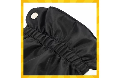 Mănușă neagră - mănuși calde pentru cărucior