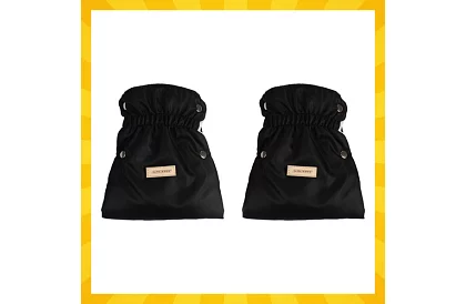 Mănușă neagră - mănuși calde pentru cărucior