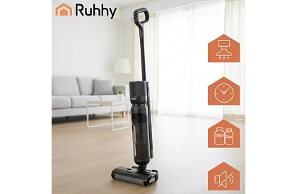 Aspirator vertical multifuncțional AKU Lixo – aspiră și șterge într-o singură mișcare