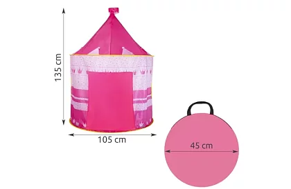 Cort de copii – roz roz pentru prințesă