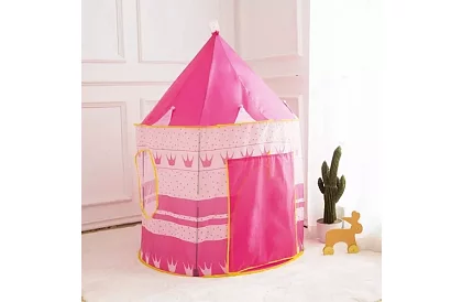 Cort de copii – roz roz pentru prințesă