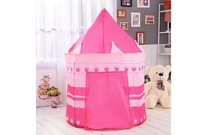 Cort de copii – roz roz pentru prințesă