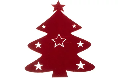 Buzunar de Crăciun pentru tacâmuri – set de 12 bucăți