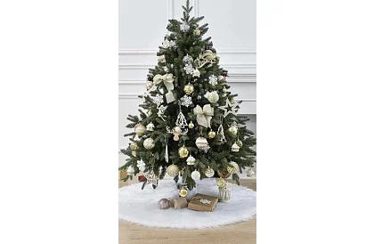 Suport pentru bradul de Crăciun – 150 cm, blană albă