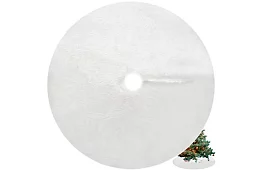 Suport pentru bradul de Crăciun – 150 cm, blană albă