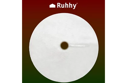 Suport pentru bradul de Crăciun – 120 cm, blană albă