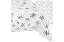 Măsuță cu fulgi de zăpadă 180 x 140 cm – alb-argintiu