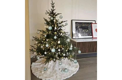 Covoare pentru bradul de Crăciun cu model – 120 cm