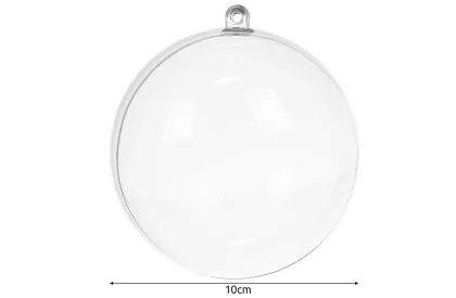 Bile acrilice pentru decorare, umplere - diametru 10 cm, 5 buc.