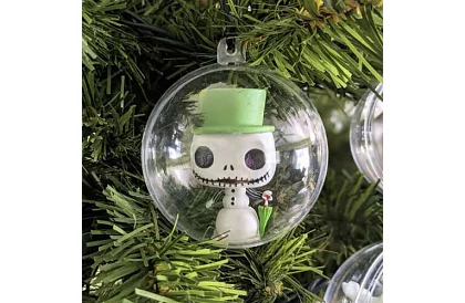 Bile acrilice pentru decorare, umplere - diametru 10 cm, 5 buc.