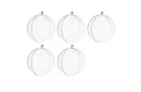 Bile acrilice pentru decorare, umplere - diametru 10 cm, 5 buc.