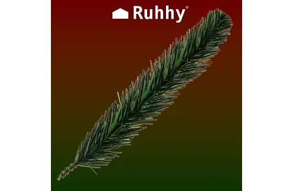 Ramuri de brad artificial pentru decorațiuni – 29 cm, 40 buc.