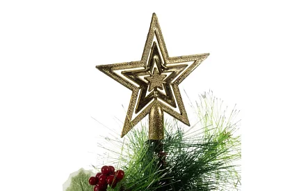 Pomul artificial de Crăciun decorat – 45 cm