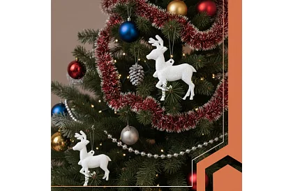 Decorațiuni de Crăciun – set de 9 reni