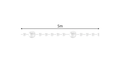 Decorațiuni de Crăciun – șirag de perle 5 metri