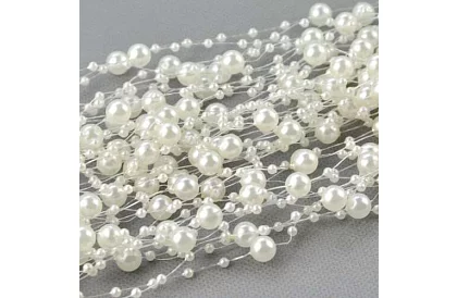 Decorațiuni de Crăciun – șirag de perle 5 metri