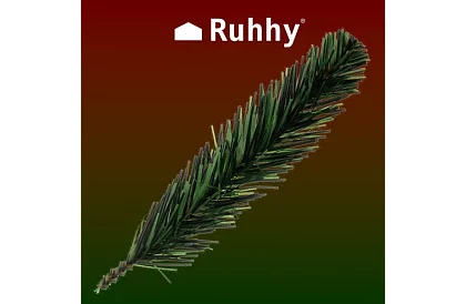 Ramuri de brad artificial pentru decorațiuni – 21 cm, 40 buc