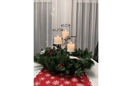 Ramuri de brad artificial pentru decorațiuni – 21 cm, 40 buc