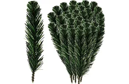 Ramuri de brad artificial pentru decorațiuni – 21 cm, 40 buc