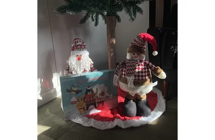 Figurina de Crăciun SANTA – telescopic 60-95 cm