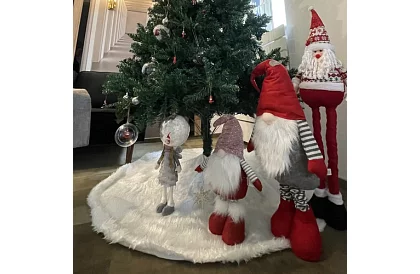 Căpcăun de Crăciun cu pălărie – telescopic 50-82 cm