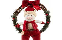 Coroana de Crăciun pentru ușă ELF – 36 × 55 cm