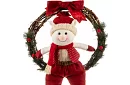 Coroana de Crăciun pentru ușă ELF – 36 × 55 cm