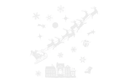 Autocolante de Crăciun pentru fereastră – Merry Christmas