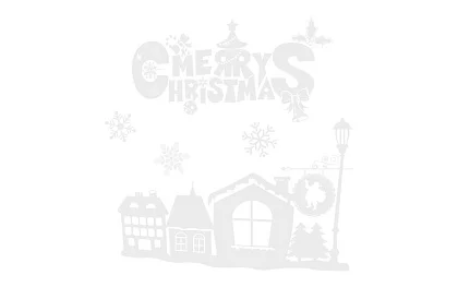 Autocolante de Crăciun pentru fereastră – Merry Christmas