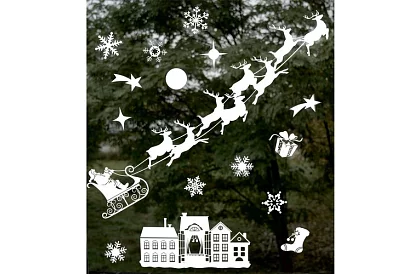 Autocolante de Crăciun pentru fereastră – Merry Christmas