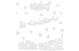 Autocolante de Crăciun pentru fereastră – Merry Christmas