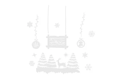 Autocolante de Crăciun pentru fereastră – Christmas Time