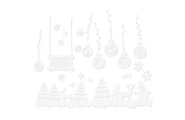 Autocolante de Crăciun pentru fereastră – Christmas Time