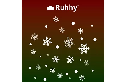 Autocolante de Crăciun pentru fereastră – fulgi