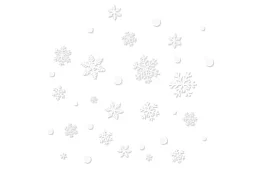 Autocolante de Crăciun pentru fereastră – fulgi