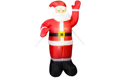 Moș Crăciun gonflabil de 180 cm cu iluminare LED și compresor
