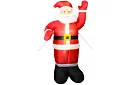 Moș Crăciun gonflabil de 180 cm cu iluminare LED și compresor