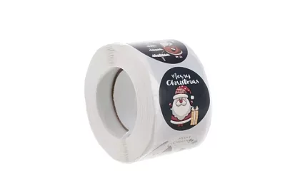 Autocolante de Crăciun pe rolă – 500 bucăți