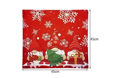 Pernă decorativă 45 × 45 cm – motiv gnomi