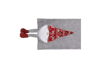 Culoar de Crăciun lung cu spiriduș 215 x 34 cm