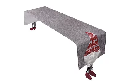 Culoar de Crăciun lung cu spiriduș 215 x 34 cm